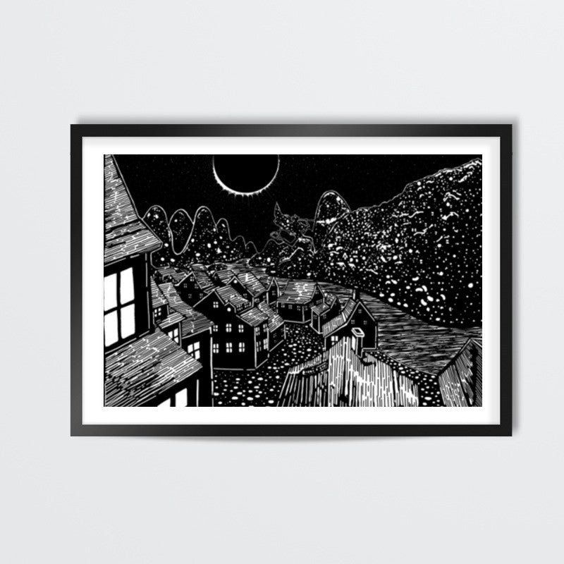 moon light Wall Art