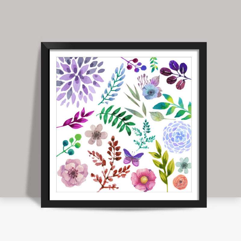 Vibrant Nature Square Art Prints