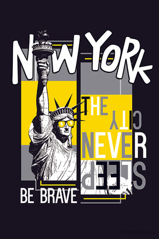 Be Brave New York PopArt