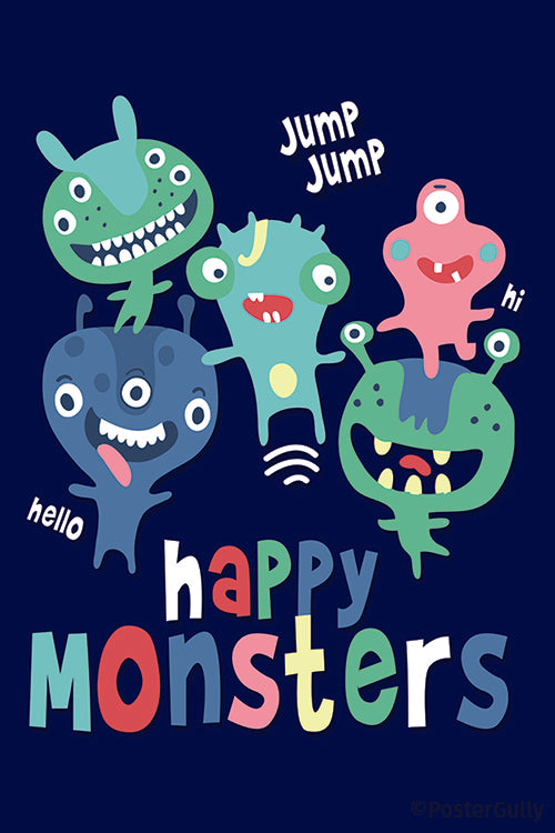 Happy Crazy Monsters Artwork