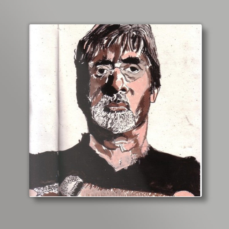 Bollywood superstar Amitabh Bachchan excelled in his role as a controversial leader in Sarkar Square Art Prints