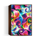 Colorful Abstract Swirls Wall Art