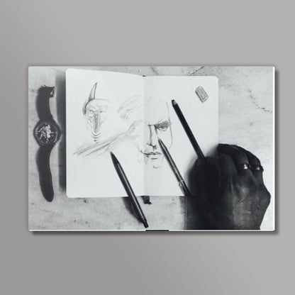 Real and Drawn Art Materials Wall Art