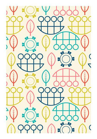 PosterGully Specials, Multicolored art design vector pattern Wall Art