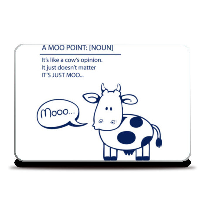 Laptop Skins, MOO POINT! Laptop Skins