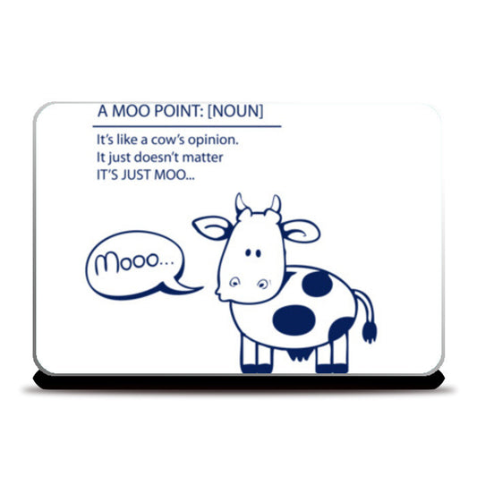 Laptop Skins, MOO POINT! Laptop Skins