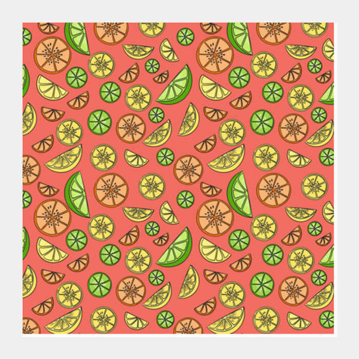 Oranges & Lemons Square Art Prints