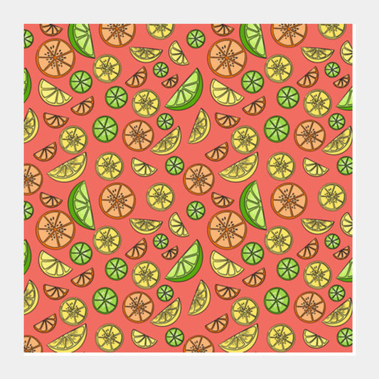 Oranges & Lemons Square Art Prints