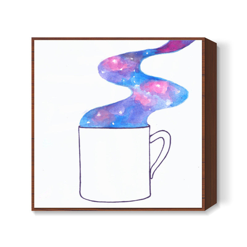 Coffee magic art print Square Art Prints