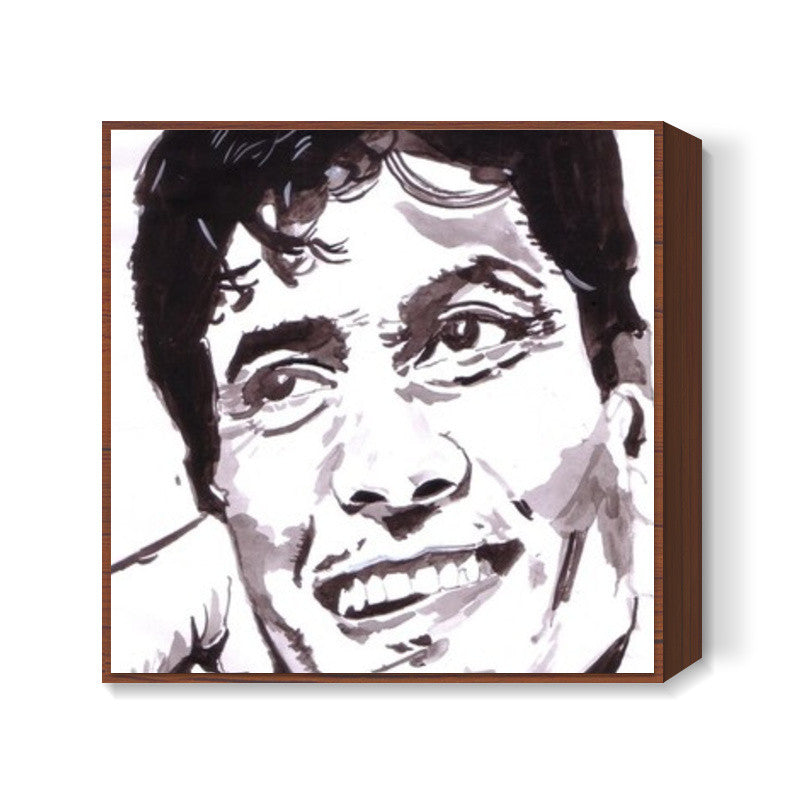 Bollywood actor Jeetendra acted well in several family dramas Square Art Prints