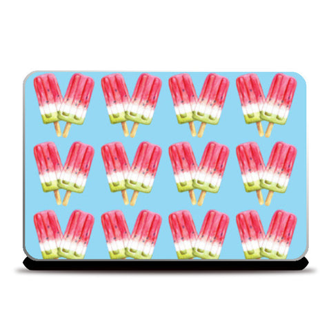 Summer Watermelon Popsicle Watercolor Ice Cream Pattern Laptop Skins