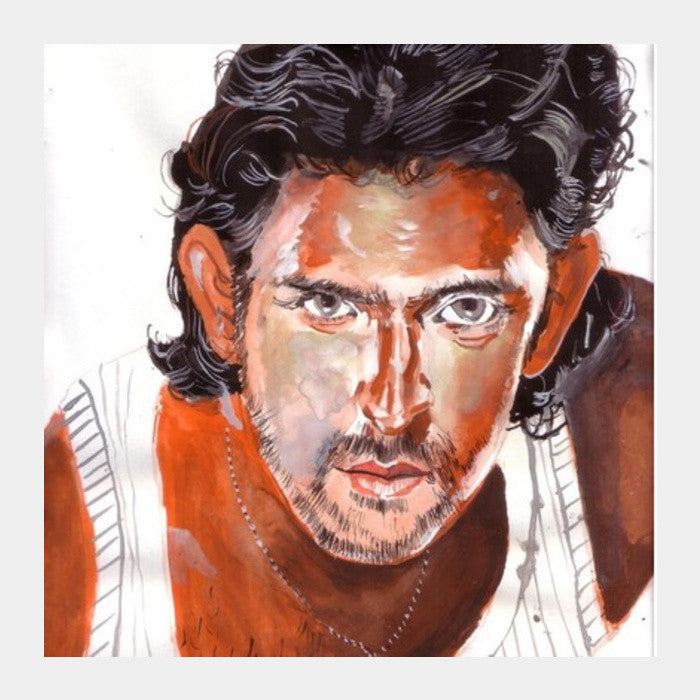 Square Art Prints, Superstar Hrithik Roshan shines on the silver screen  Square Art Prints