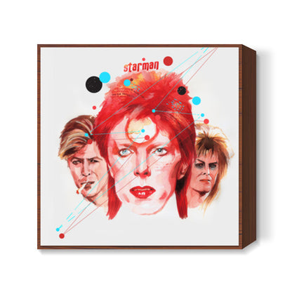 Starman: David Bowie Square Art Prints