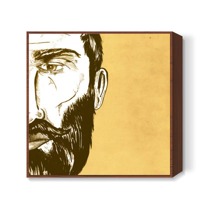 Bearded Square Art Prints