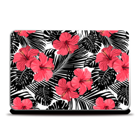 Tropical floral Laptop Skins