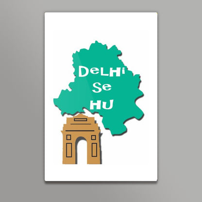 Delhi se hu Wall Art