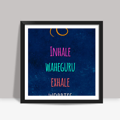 Waheguru Square Art Prints