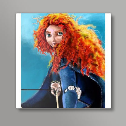 Brave Square Art Print