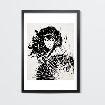 Wonder Woman fan art Wall Art