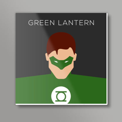 Green Lantern Square Art Prints