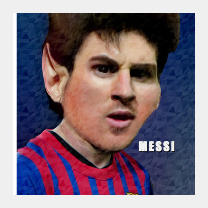 Messi Barcelona Square Art Prints