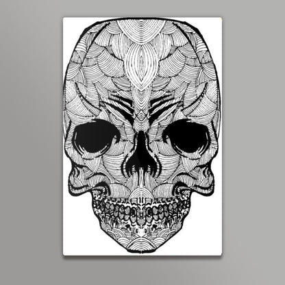 Doodle skull Wall Art | Pradeep Chauhan