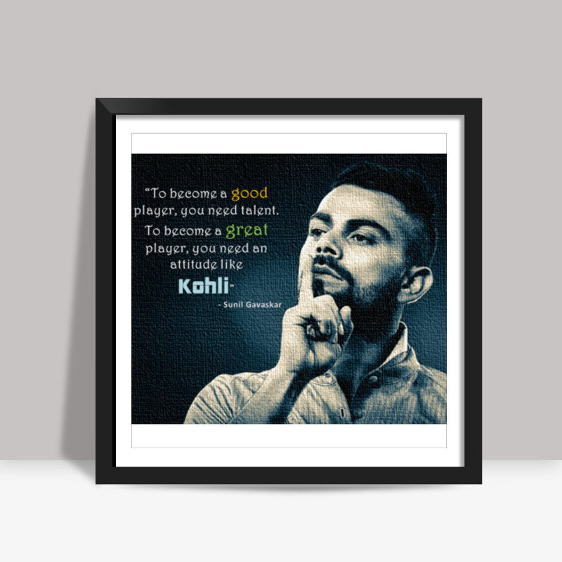 Virat Kohli Square Art Prints