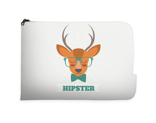 Deer Dressed Up In Hipster Style Laptop Sleeve