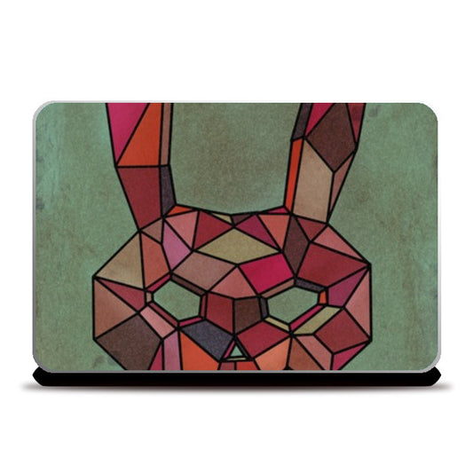 Laptop Skins, Mesh Bunny Skull Laptop Skins