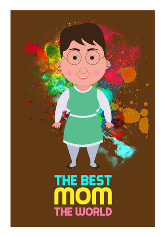 Mom The World Graphic Art PosterGully Specials