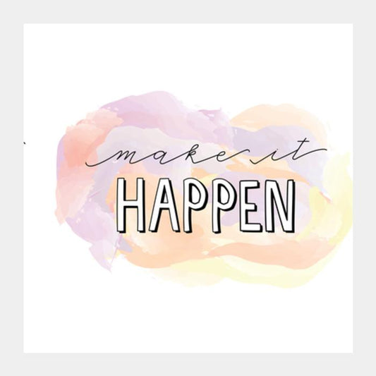 PosterGully Specials, Make it happen Square Art Prints
