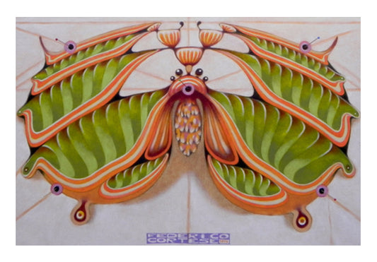 Fibonacci moth Wall Art