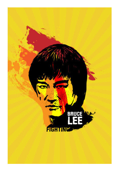 Bruce Lee Art PosterGully Specials