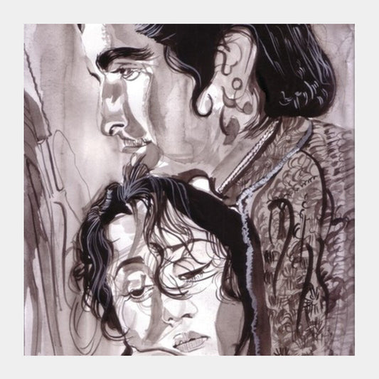 Dilip Kumar and Madhubala create history with MughalEAzam bringing alive K Asifs vision Square Art Prints