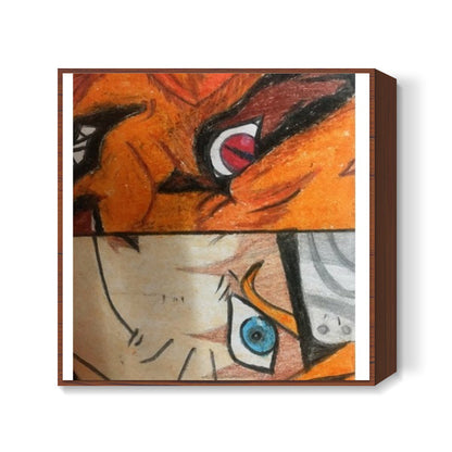 Naruto | Oil Pastel Sketch | Square Art Prints