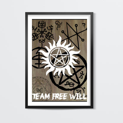 Supernatural Sigils Wall Art