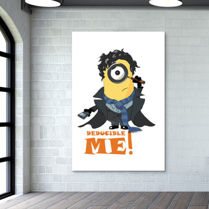 Minion, Sherlock Avatar, Despicable Me, Cool T-shirt Wall Art