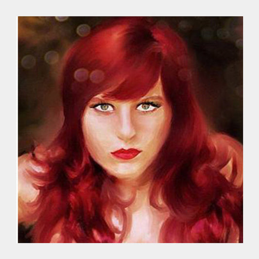 Square Art Prints, Poison Ivy Square Art