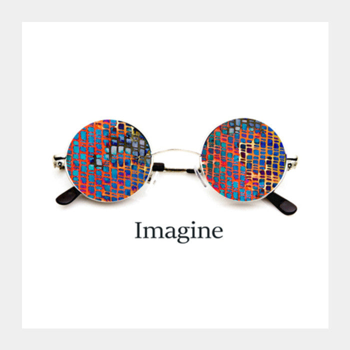 Imagine - John Lennon Square Art Prints