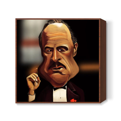 The Godfather | Caricature Square Art Prints