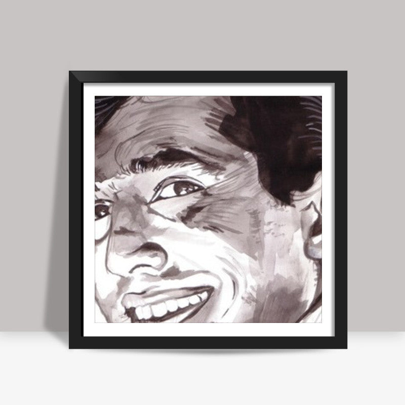 Bollywood superstar Rajesh Khanna believed that life is beautiful Square Art Prints