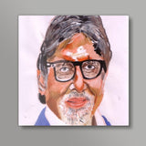For superstar Amitabh Bachchan (BIG B), age is just a number   Square Art Prints