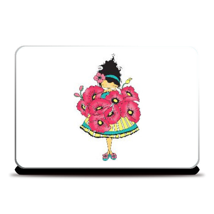 Laptop Skins, Garden lady Laptop Skin