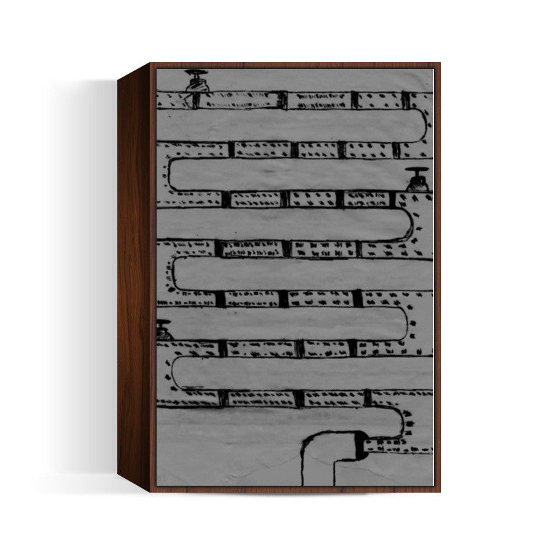 Pipeline Grey Wall Art