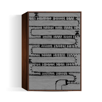 Pipeline Grey Wall Art