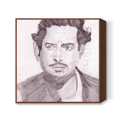 Bollywood visionary and star Guru Dutt was passionate for cinema Square Art Prints