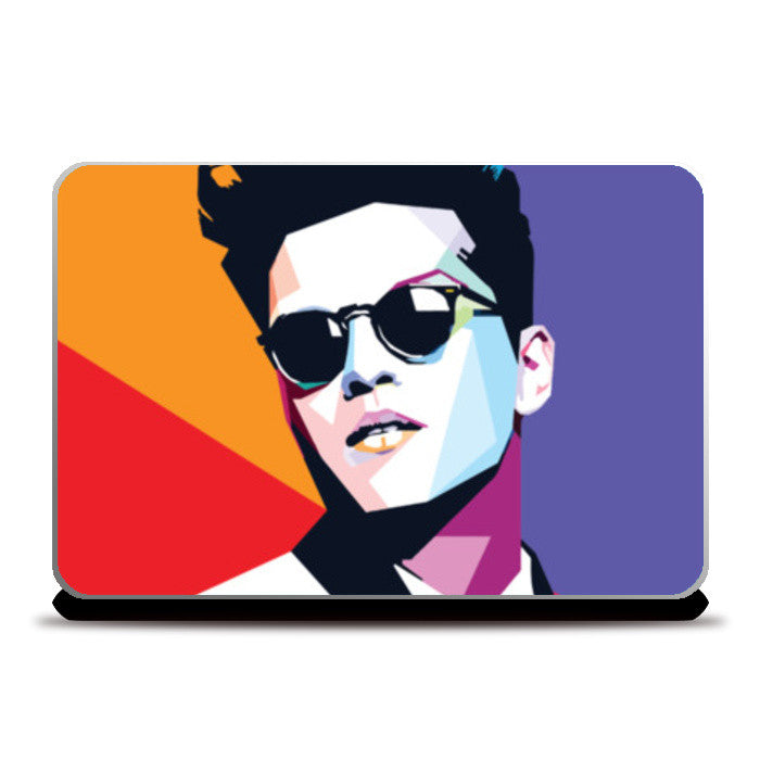 Laptop Skins, Bruno Mars Minimal Design Laptop Skins