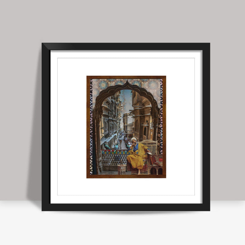 The Hookah wall art  Square Art Prints