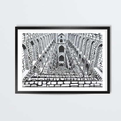 Agrasen Ki Baoli Wall Art