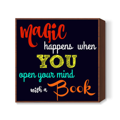 Magic of Books Square Art Prints